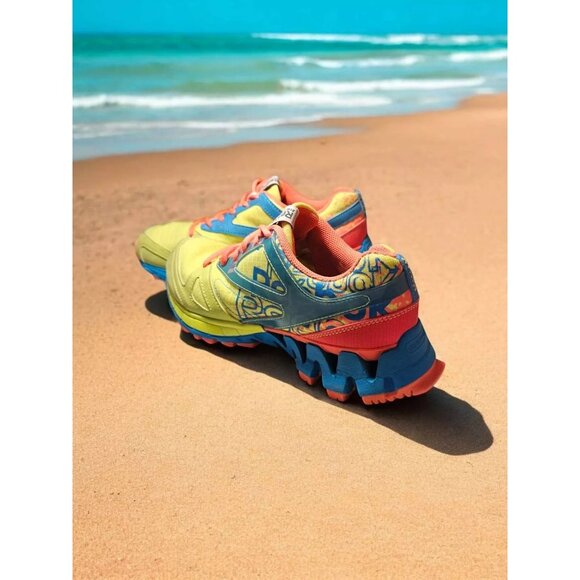 Reebok ZigTech Mens Athletic Running Shoes Multicolor Size 6.5 - Picture 2 of 5